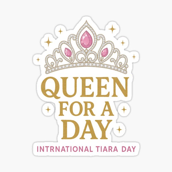 Item preview, Celebrate Tiara Day – May Queen Day designed and sold by Wear Sculpt.