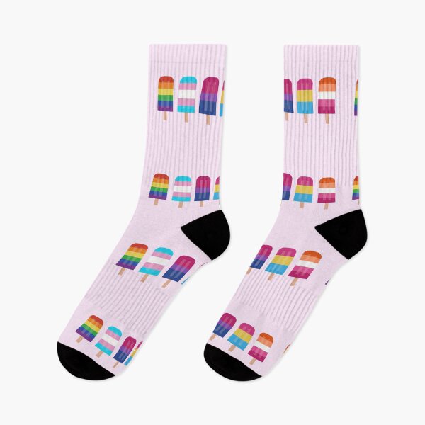Item preview, LGBTQ Rainbow Popsicles  designed and sold by nukartDesigns.