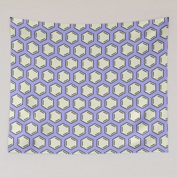 Item preview, Purple Benzene Pattern designed and sold by chrysalistw.