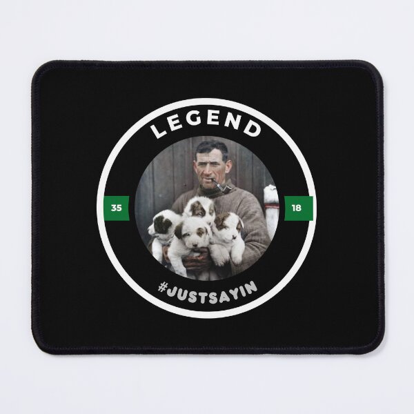 Item preview, Tom Crean with puppies - (White border for dark backgrounds) designed and sold by CreanishThings.