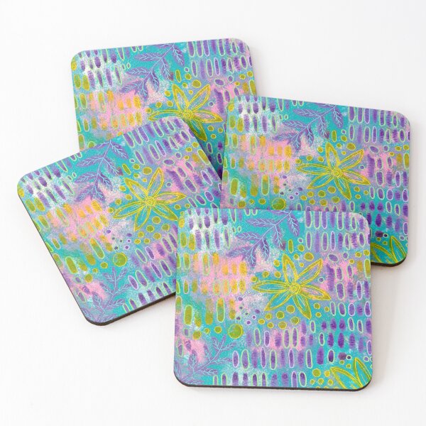 Item preview, Vibrant Abstract Botanical Art designed and sold by Art by Kristie.