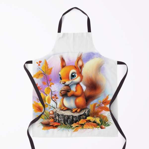 Item preview, Autumn Squirrel with Nut designed and sold by ChenEngEng.