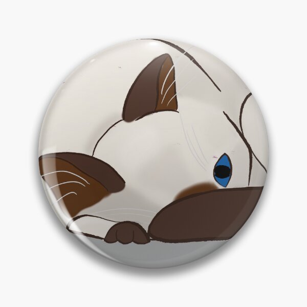 Item preview, Pippin the Peepin’ Siamese designed and sold by Nimmy Rinon.