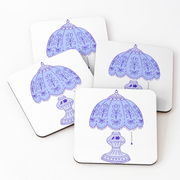 Item preview, Blue vintage table lamp designed and sold by anna-larina.