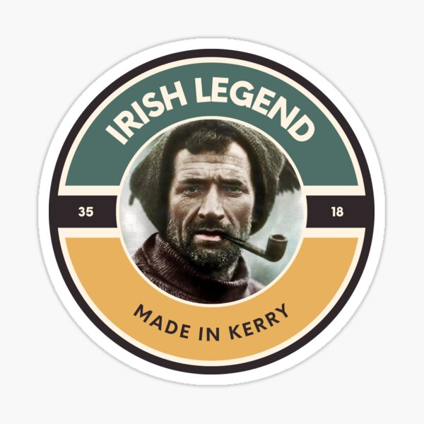 Item preview, Irish Legend - Made in Kerry (Black border for light coloured backgrounds) designed and sold by CreanishThings.