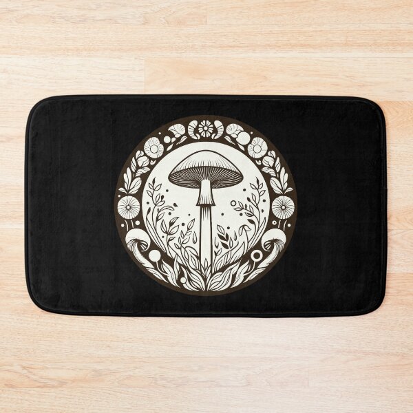 Item preview, Gothic Mushroom Mandala Art designed and sold by BRU Design.