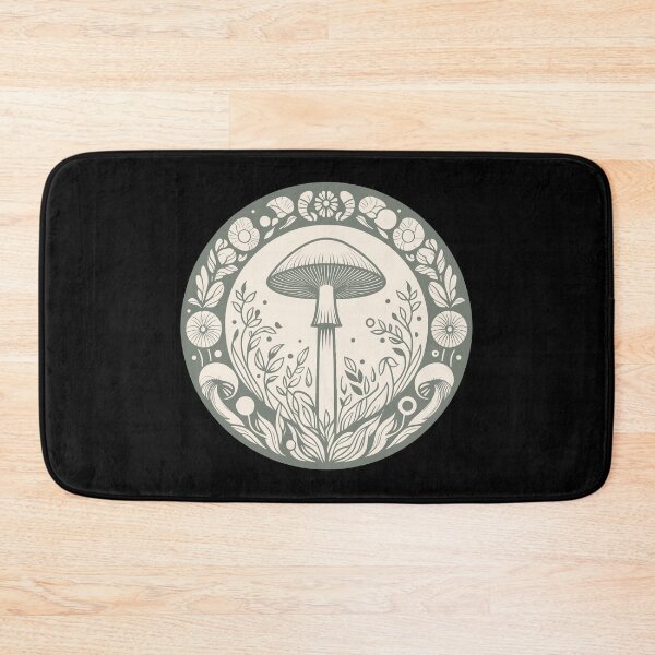 Item preview, Forest Mushroom Circle Art designed and sold by BRU Design.