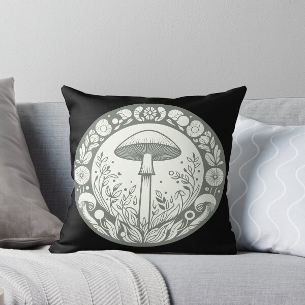 Item preview,  Sage Green Cottagecore Mushroom designed and sold by BRU Design.
