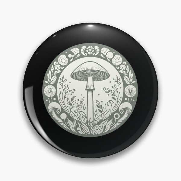 Item preview,  Sage Green Cottagecore Mushroom designed and sold by BRU Design.