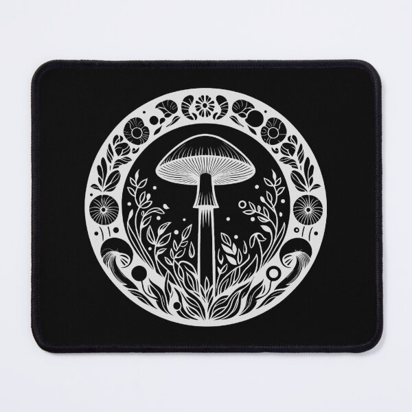 Item preview, Vintage Mushroom Folk Art designed and sold by BRU Design.