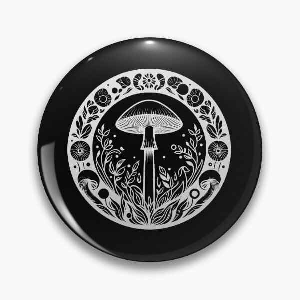 Item preview, Vintage Mushroom Folk Art designed and sold by BRU Design.