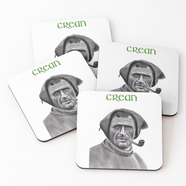 Item preview, Tom Crean with twin peaked cap and pipe designed and sold by CreanishThings.