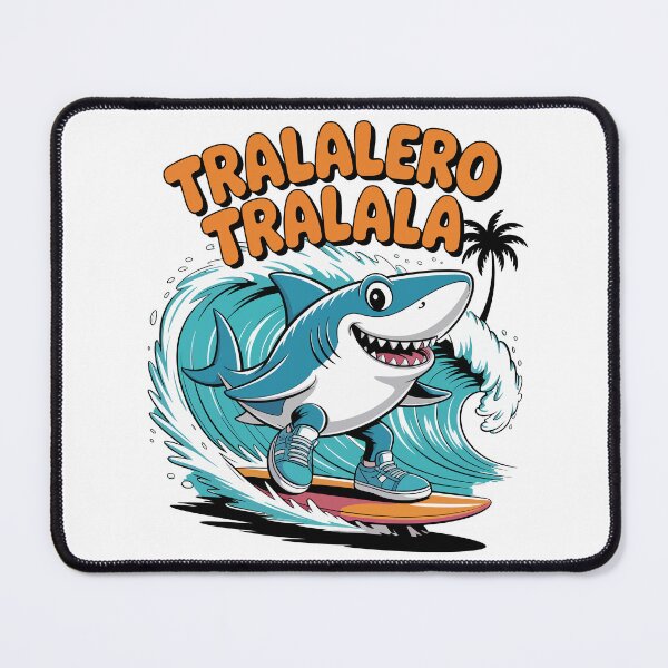 Item preview, Tralalero Tralala Shark Surf Italian Brainrot Meme designed and sold by Jocksport.