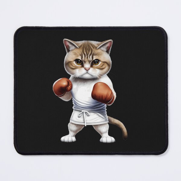 Item preview, Cute Boxing Cat  With Red Gloves designed and sold by cobiauqr.