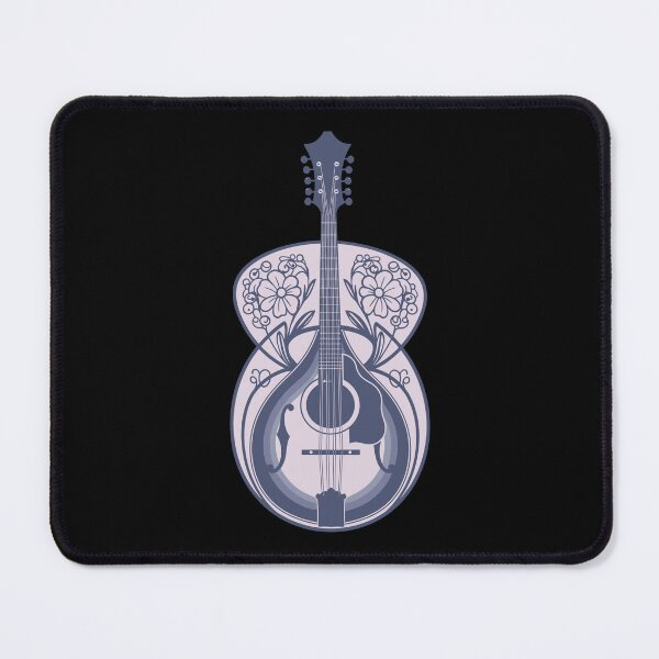 Item preview, Pink Floral Mandolin Design designed and sold by BRU Design.