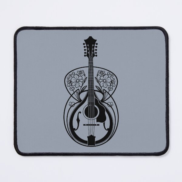 Item preview, Elegant Mandolin Art Print designed and sold by BRU Design.