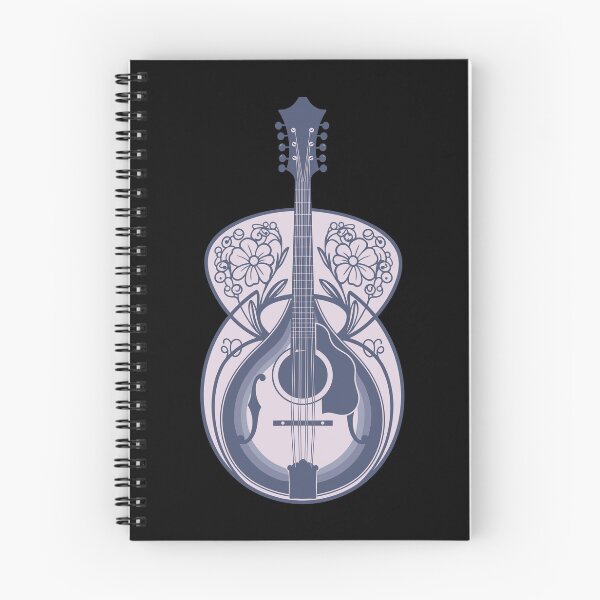 Item preview, Pink Floral Mandolin Design designed and sold by BRU Design.