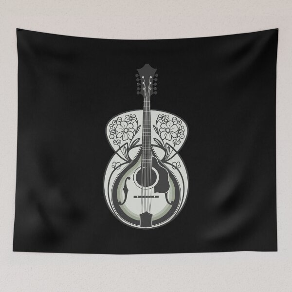 Item preview, Vintage Mandolin String Art designed and sold by BRU Design.