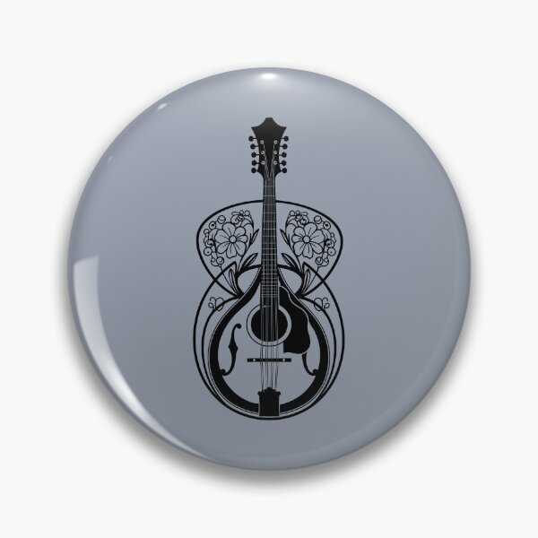 Item preview, Elegant Mandolin Art Print designed and sold by BRU Design.
