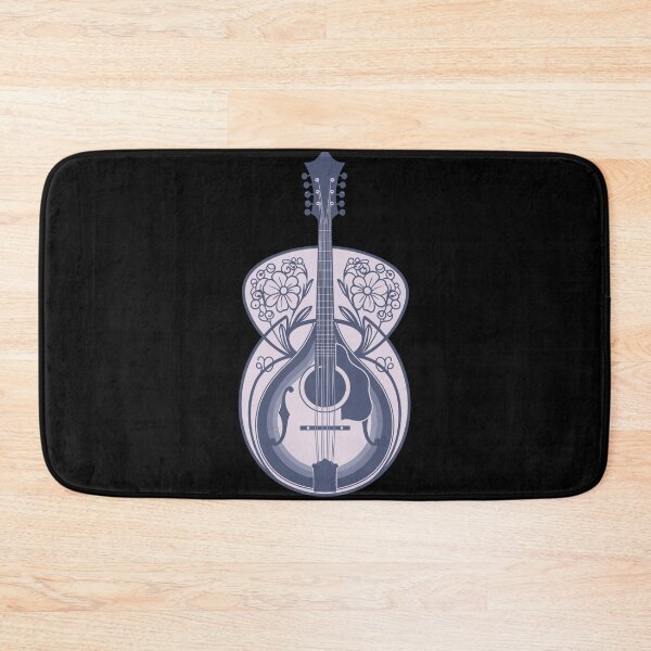 Item preview, Pink Floral Mandolin Design designed and sold by BRU Design.