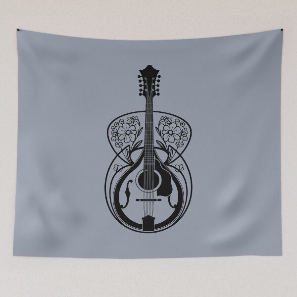 Item preview, Elegant Mandolin Art Print designed and sold by BRU Design.