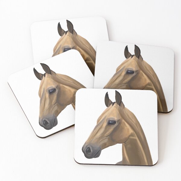 Item preview, Akhal-teke horse portrait designed and sold by No.olien .