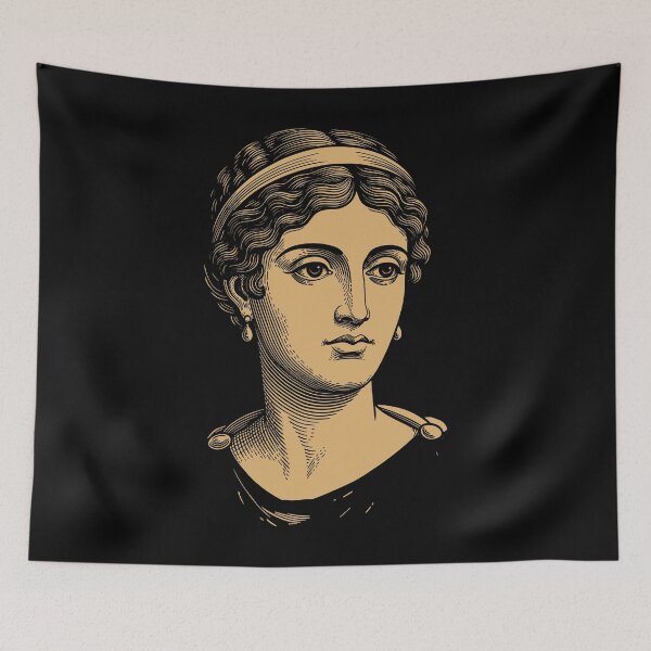 Item preview, Hypatia Ancient Mathematician Art designed and sold by BRU Design.