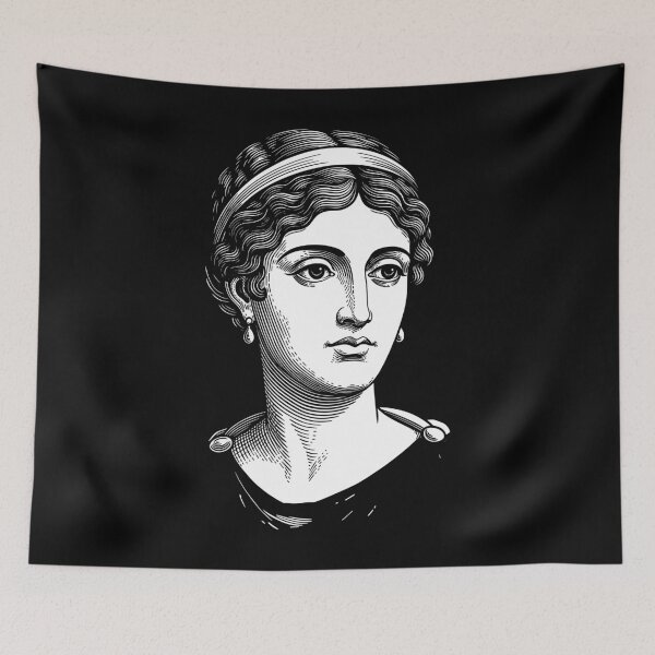 Item preview, Hypatia Alexandria Philosopher Portrait designed and sold by BRU Design.