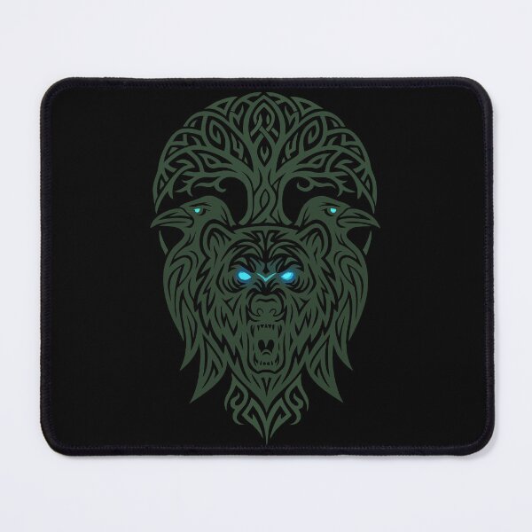 Item preview, Viking Berserker Bear Hugin Munin Norse designed and sold by TomFrontierArt.