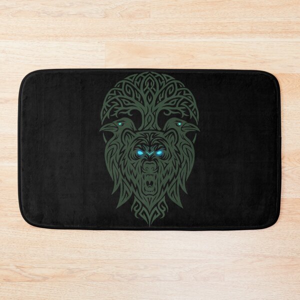 Item preview, Vikingo Berserker Oso Hugin Munin Nórdico designed and sold by TomFrontierArt.