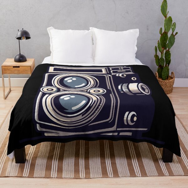 Item preview, Purple Vintage Camera Art designed and sold by BRU Design.