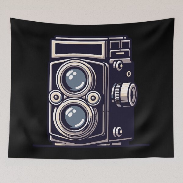 Item preview, Purple Vintage Camera Art designed and sold by BRU Design.