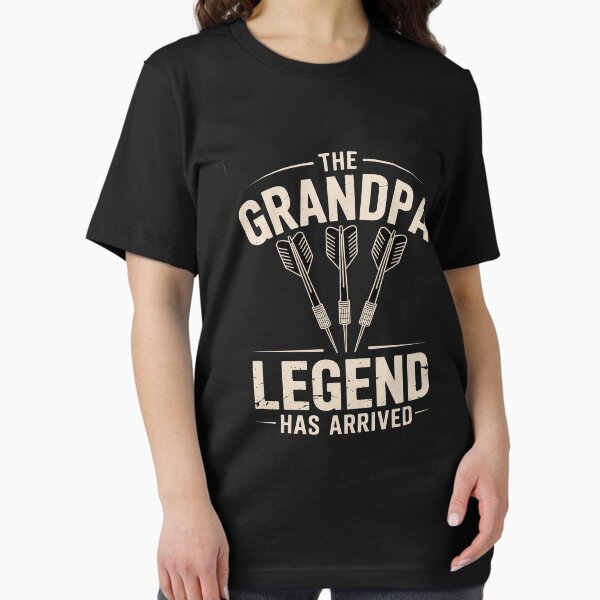 The Grandpa Legend Has Arrived Funny Dart Player Essential T-Shirt Alwasky