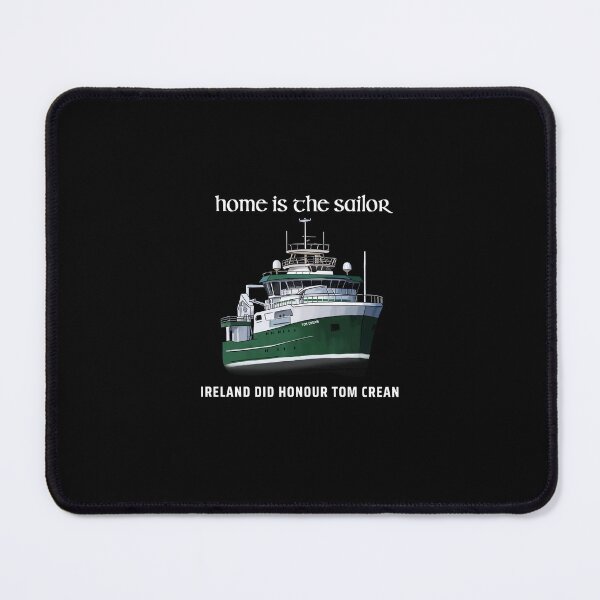 Item preview, Home is the Sailor Tom Crean Design - White Text for use on dark backgrounds designed and sold by CreanishThings.
