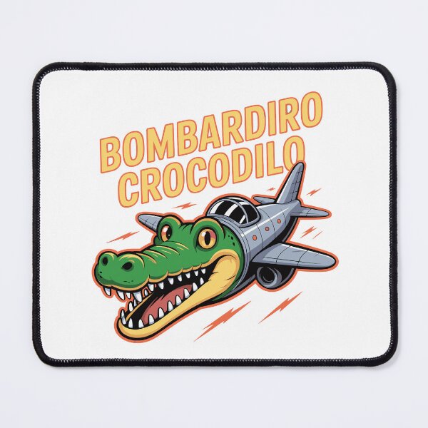 Item preview, Bombardiro Crocodilo Italian Brainrot Meme designed and sold by Jocksport.