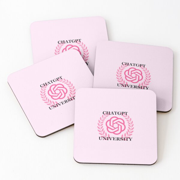 Item preview, Pink ChatGPT University Crest designed and sold by brookiecookie37.