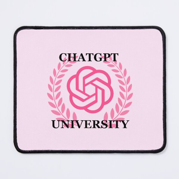 Item preview, Pink ChatGPT University Crest designed and sold by brookiecookie37.