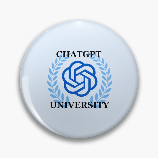 Item preview, Blue ChatGPT University Crest designed and sold by brookiecookie37.