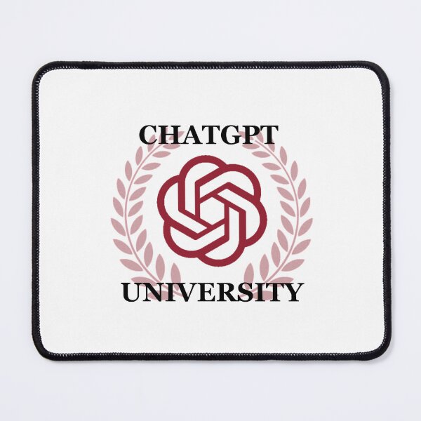 Item preview, Red ChatGPT University Crest designed and sold by brookiecookie37.