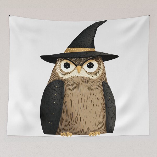 Item preview, Halloween Owl designed and sold by bapupa.
