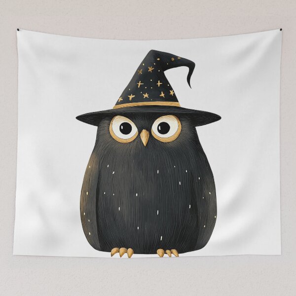 Item preview, Spooky Halloween Owl designed and sold by bapupa.