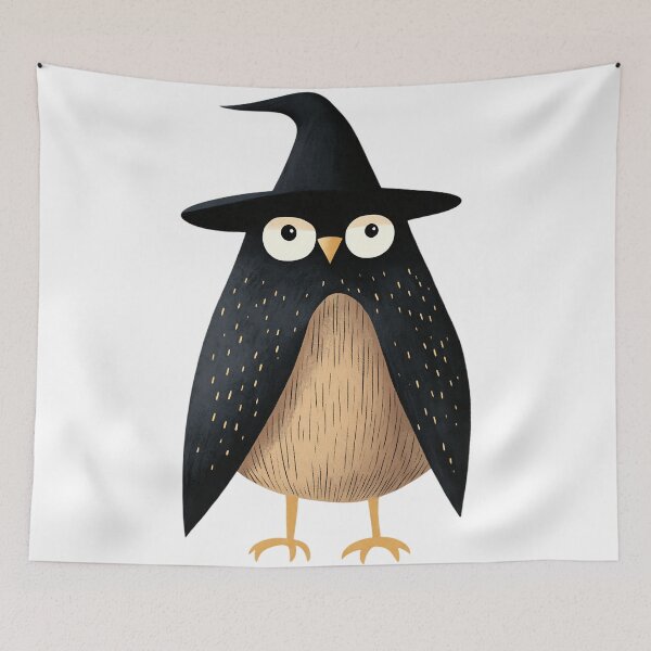 Item preview, Haunted Halloween Owl designed and sold by bapupa.