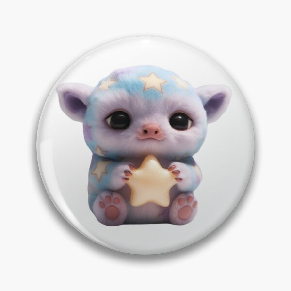 Item preview, Star Pig in Blue Pajamas - Sweet Dreams in Doll Form designed and sold by StormArte.