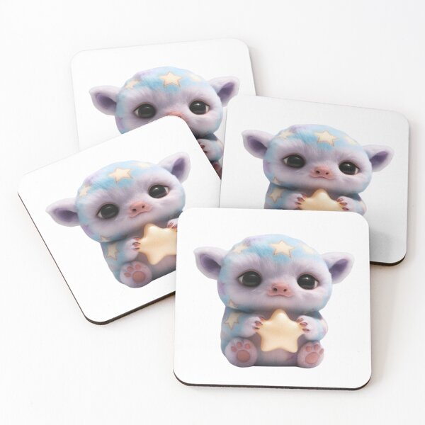 Item preview, Star Pig in Blue Pajamas - Sweet Dreams in Doll Form designed and sold by StormArte.