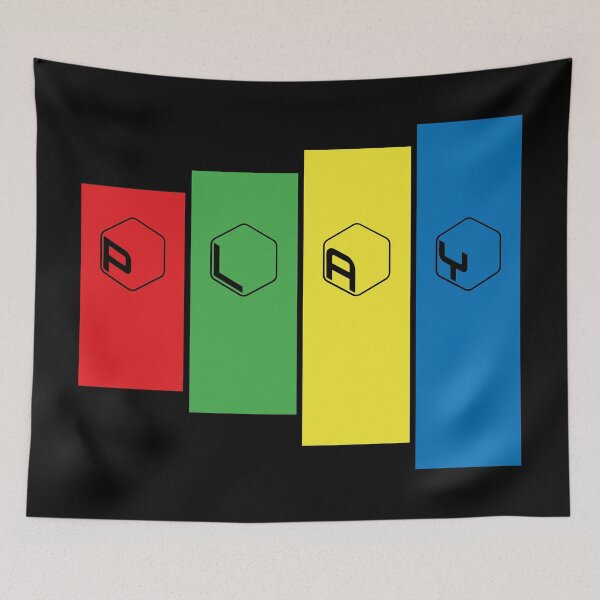 Item preview, Logo design of the word "play" in red, green, yellow and blue designed and sold by Martapp.