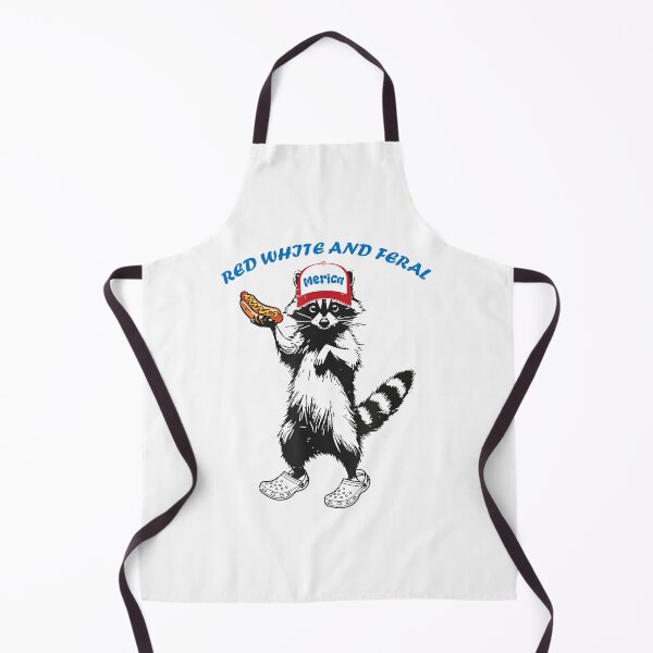 Item preview, Funny Raccoon 4th Of July Patriotic Cute Red White And Feral designed and sold by William-Do-X.