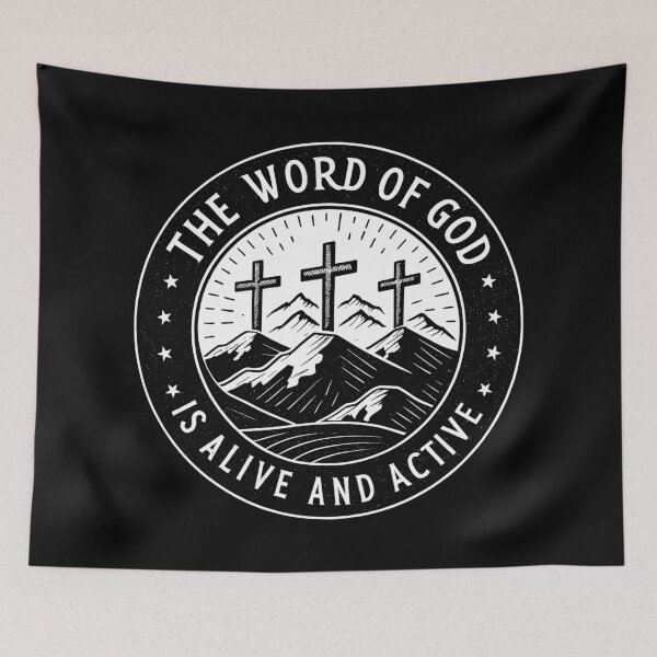 Item preview, Hebrews 4:12 The Word Of God Is Alive And Active designed and sold by plushism.