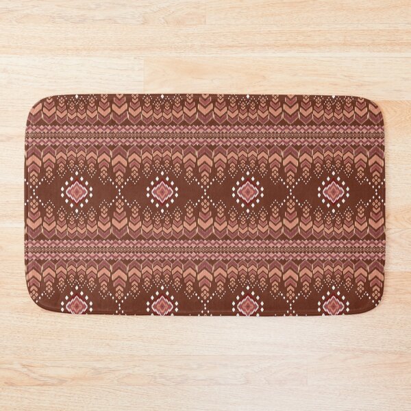 Item preview, Bold Geometric Ethnic Pattern in Vibrant Tribal Colors Inspired by Native Textiles and Traditional Motifs for Fashion, Home Accessories, and Global Decorative Style designed and sold by MNX.