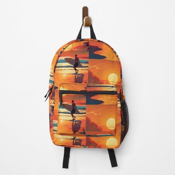 Item preview, Surfer between the waves at sunset designed and sold by Design your dreams.