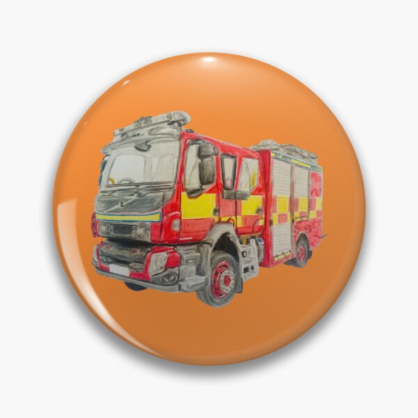 Item preview, Northern Ireland Fire truck cut out design designed and sold by Truck drawing art.